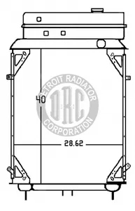 Detroit Radiator Kenworth 918204 