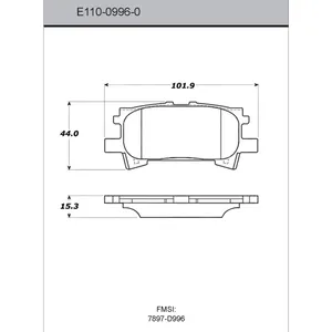 Bendix DISC PAD 456156 