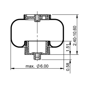 ContiTech Cab Air Spring / 7092 6856774 