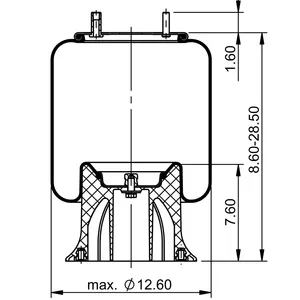 ContiTech Air Spring / 1R12-637 / 9338 6856706 