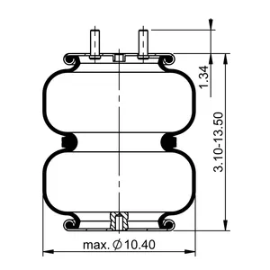 ContiTech Air Spring / FD 200-25 797 C 6856276 