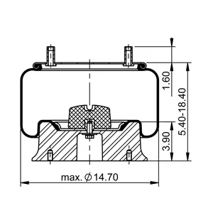 ContiTech Air Spring / 11 10.5C-16.5 A 6856554 
