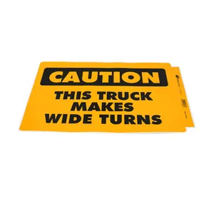 Armada Caution This Truck Makes Wide Turns Truck Decal. 11.75... 1745521 