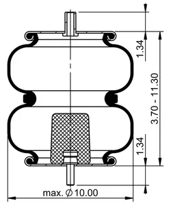 Automann Air Spring Doub 341594 