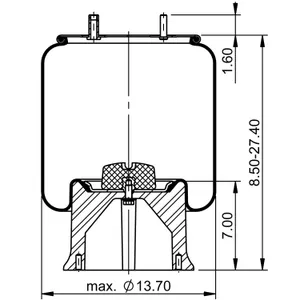 ContiTech Air Spring / 11 10.5-22 A 931 6855716 