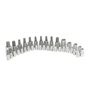 Great Neck Saw 35 Piece Star Bit Set 1/4, 3/8, and 1/2 Dr 1984411 