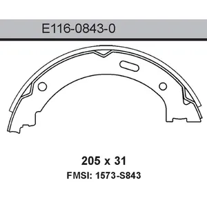 Bendix BRAKE SHOE 447176 