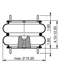 Automann Air Spring Doub 379464 