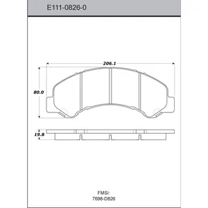 Bendix DISC PAD 443028 