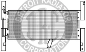 Detroit Radiator Ac Condensers 916182 
