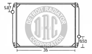Detroit Radiator Radiator 920082 