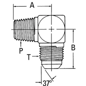 Eaton Adapter, SAE 37 1178734 