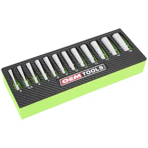 Great Neck Saw 12 Piece 1/4DP MM SOCKET SET 1982654 
