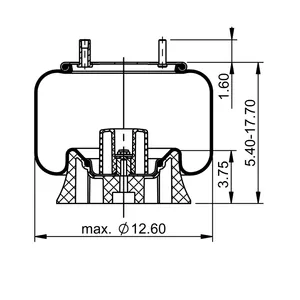 ContiTech Air Spring / 1R12-434 / 8802 6855754 