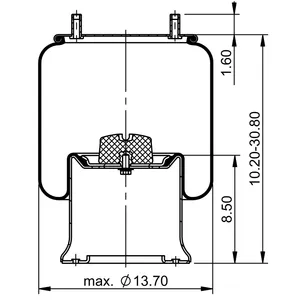 ContiTech Air Spring / 1R14-127 / 9264 6856198 