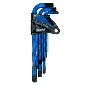 Great Neck Saw 9 Piece Tornado Hex Key Set Metric 1983380 