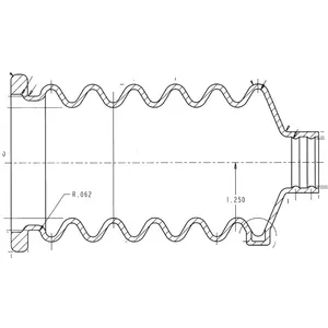 Haldex Brake Chamber Boot With Vent Hole 2117434 