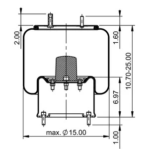 ContiTech Air Spring / 11 10.5D-21 S 78 6854502 