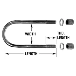 Meritor U-Bolt Assembly 2717305 