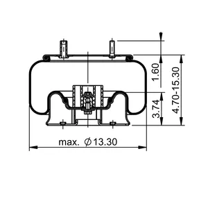 ContiTech Air Spring / 10 10K-13 S 1025 6856172 