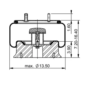 ContiTech Air Spring / 11 10.5-13 A 168 6855544 