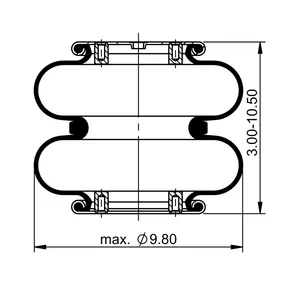 ContiTech Air Spring / FD 200-19 836 C 6854776 