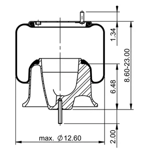 ContiTech Air Spring / 9 10S-16 A 999 C 6856682 