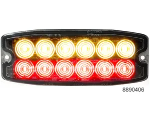 Buyers Products LIGHT STROBE 5 14in 12 LED AMBER 1576258 