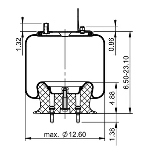 ContiTech Air Spring / 1R12-401 / 9371 6855546 