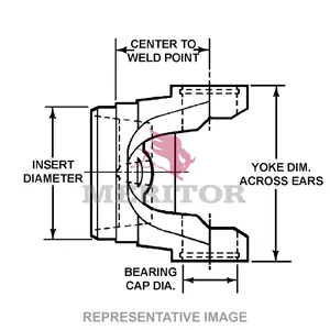 Meritor Weld Yoke 2748029 