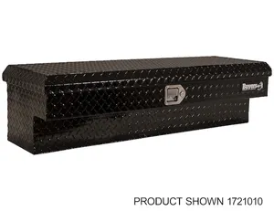 Buyers Products TOOLBOX ALUMINUM LO SIDE 13X16X87 BLACK 1574018 
