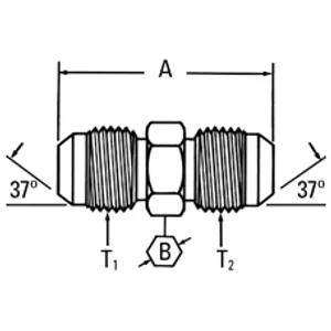 Eaton Adapter, SAE 37 1175234 