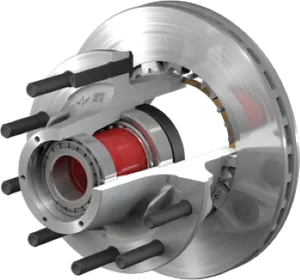 Conmet Aluminum PreSet Hub/Rotor TN Trailer Hub 364108 