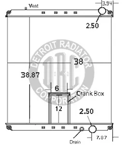Detroit Radiator Freightliner 923314 