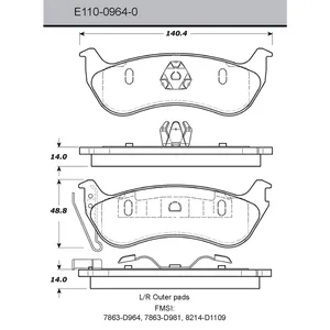Bendix DISC PAD 444104 