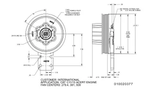 Kit Masters FAN HUB ASSY 2993117 