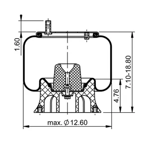 ContiTech Air Spring / 1R12-438 / 8805 6856502 