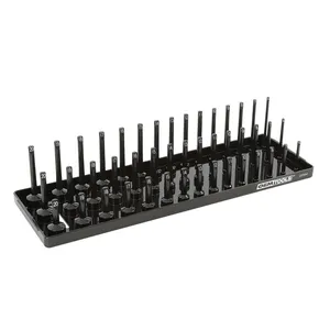 Great Neck Saw 3 8 Socket Tray Metric Black 3 Deep 1986058 