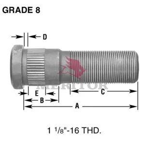 Meritor STUD L H 786318 