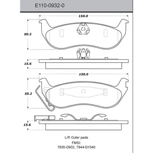 Bendix DISC PAD 448802 