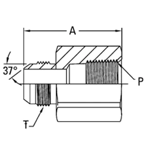 Eaton ADPTRS SAE37 ST 884041 