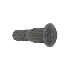 Euclid Stud, Wheel, Serrated, 0.745 Dia X 2-1/2 Lng, Gr8 298318 