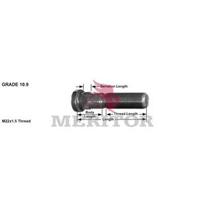 Meritor Stud 773256 