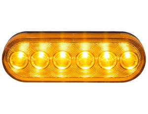 Buyers Products LIGHT 6in OVAL TURN PARK 6 LED AMBER 1575296 