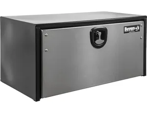Buyers Products TOOLBOX 18X24X48 POL STNLS DR BLACK PWD 1573752 