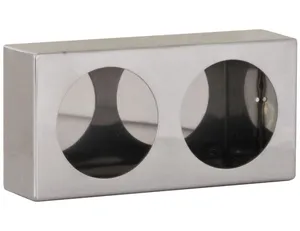 Buyers Products Dual Round Stainless Steel Light Box 1527229 