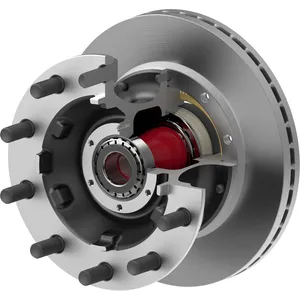 Conmet Iron Preset Hub/Rotor F12 Front Hub Med Duty HP10 ABS 2194059 