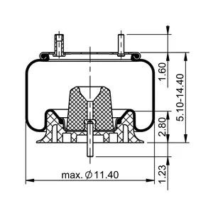 ContiTech Air Spring / 9 9-12 P 013 C 6856674 