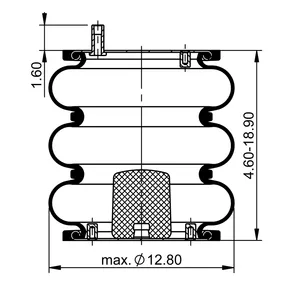 ContiTech Air Spring / 3B12-319 / 8032 6854786 