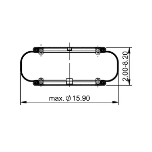 ContiTech Air Spring / FS 530-14 558 CT 6855002 